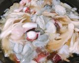 米油で牡蠣とタコの和風アヒージョ作り方4写真