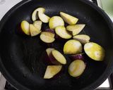 豚こま肉と茄子とキャベツの生姜焼き作り方2写真