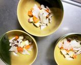 全てレンジ胸肉と根菜のオーロラソース蒸煮作り方10写真