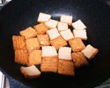 たんぱく質補給♪厚揚げのミートソース炒め作り方1写真