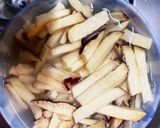 全てレンジなすさつま芋で青椒肉絲風作り方6写真