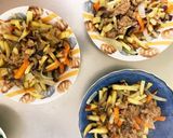 全てレンジなすさつま芋で青椒肉絲風作り方15写真