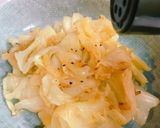 キャベツだけのペペロンチーノ風炒め作り方6写真