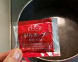 手羽元de☆喉によかスープ作り方1写真