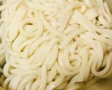 ※お鍋の〆●がっちり二玉のうどん鍋作り方2写真