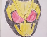 仮面ライダーゼロワンケーキ作り方1写真