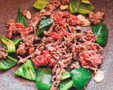 ご飯がススム❤️牛肉ピーマンの麺つゆ炒め作り方3写真
