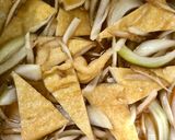 薄揚げとごぼうの卵とじ*丼にも作り方3写真
