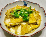 薄揚げとごぼうの卵とじ＊丼にも作り方5写真