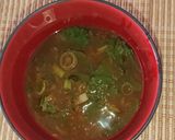 糖尿食すりおろし大根と大根葉の味噌汁作り方4写真