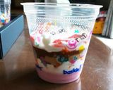 サンタとトナカイのムースパフェ風作り方15写真