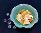 長芋と柿の酢の物＊わさびを添えて作り方3写真