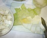 ザーサイ鍋♪簡単白菜鶏肉で作り方3写真