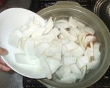 ザーサイ鍋♪簡単白菜鶏肉で作り方9写真