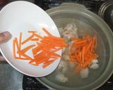 ザーサイ鍋♪簡単白菜鶏肉で作り方8写真