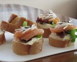 スモークサーモンとクリームチーズバゲット作り方3写真