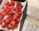 クリスマスに♡苺のレアチーズケーキ✨作り方1写真