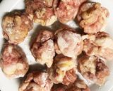 全てレンジ豚こま団子根菜タコライス蒸し煮作り方4写真