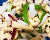全てレンジ塩ラーメン味さつま芋野菜丼作り方7写真