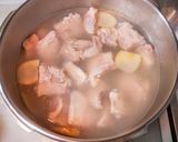 圧力鍋で作る豚軟骨と根菜の煮物作り方8写真