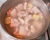 圧力鍋で作る豚軟骨と根菜の煮物作り方8写真