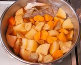 圧力鍋で作る豚軟骨と根菜の煮物作り方10写真