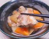 圧力鍋で作る豚軟骨と根菜の煮物作り方11写真