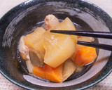 圧力鍋で作る豚軟骨と根菜の煮物作り方12写真
