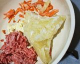 冷蔵庫の在庫で春巻き作り方1写真