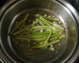 セリのウニ風味パスタ作り方4写真