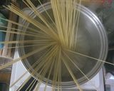 セリのウニ風味パスタ作り方3写真