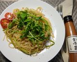 セリのウニ風味パスタ作り方7写真