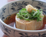 京あげと鶏ひき肉の信田巻き　だしあんかけ作り方6写真