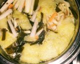 松山あげと大根と人参の味噌汁(^q^)☺作り方11写真