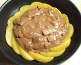 ココア生地アップルリースパンケーキ作り方9写真