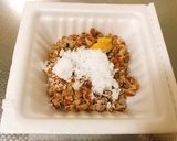 一度食べたらやみつき！砂糖入り納豆作り方1写真