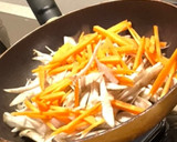 金平ごぼう　すき焼きのタレで超簡単作り方3写真