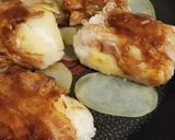 焼き色しっかり肉巻きおにぎり♡作り方8写真