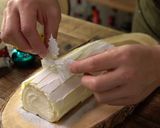 クリスマスケーキに白いブッシュドノエル作り方53写真