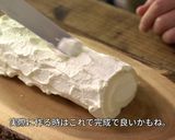 クリスマスケーキに白いブッシュドノエル作り方49写真