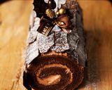 クリスマスケーキに白いブッシュドノエル作り方63写真