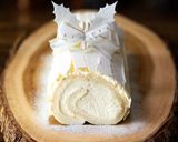 クリスマスケーキに白いブッシュドノエル作り方1写真