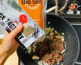 発芽酵素玄米の濃厚トマトソースオムライス作り方3写真