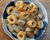 竹輪とこんにゃく甘辛炒め作り方5写真