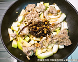 麻辣黑木耳拌炒蒲瓜肉絲．柯媽媽の植物燕窩作り方4写真