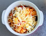 キャベツとツナのトマトチーズ焼き作り方3写真