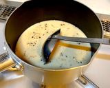 お餅と豆乳でお汁粉風♪おやつ(^^)♡作り方1写真