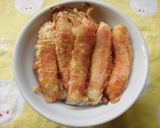 一見、かに天丼^^♪作り方1写真