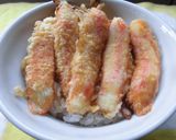 一見、かに天丼^^♪作り方2写真