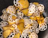 簡単♪さつま芋と蓮根の金平【常備菜】作り方3写真